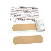 100pcs/set Skin Patch Band Aid Waterproof Plasters Wound Dressing Tape First Aid Strips Adhesive Bandages Plaster Woundplast 1