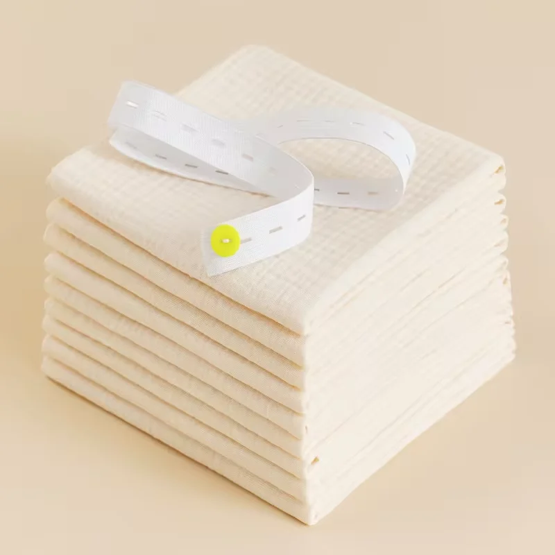 Gauze Diaper 8Pcs/let Soft Cotton Baby Washable Reusable Double Layer Changing Towel