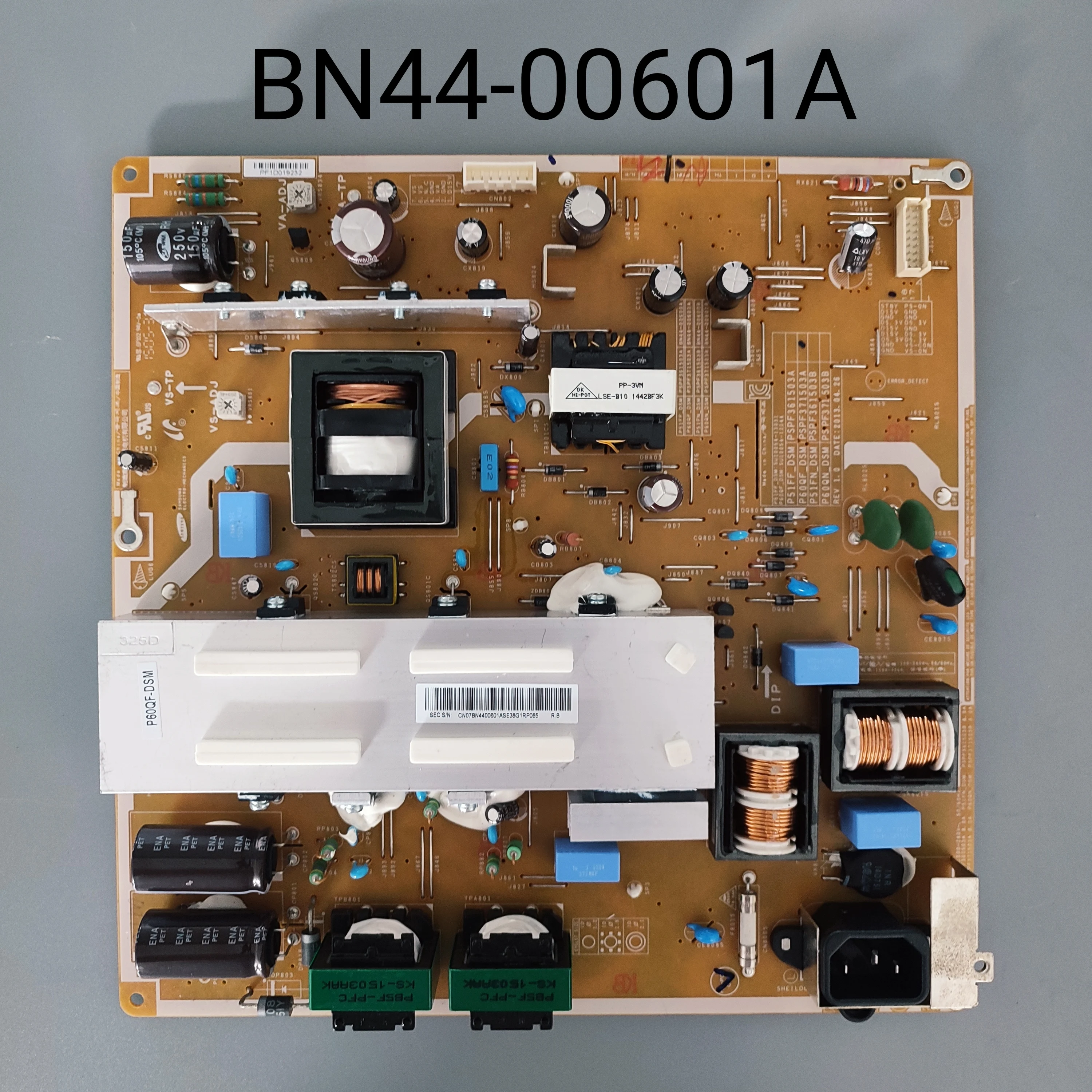 

BN44-00601A PSPF371503A PSU POWER SUPPLY BOARD Has Been Tested To Work Properly Apply To 60 Inch FOR SAMSUNG PS60F5500AK TV