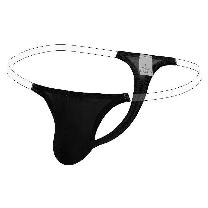 Men Sexy Thong G Strings Gay Underwear Low Rise Solid Briefs Penis Hipster Jockstrap Male Lingerie Hombre Tanga Sissy Panties