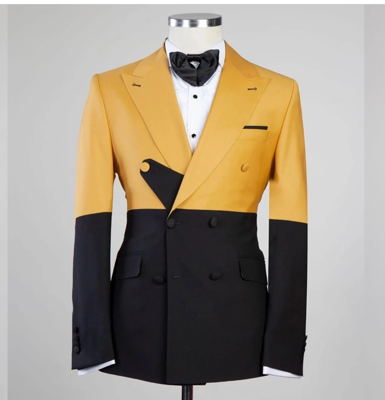 Patchwork Belt Design Male Suits 2 Pcs Coat Pant Latest Design Wedding ...