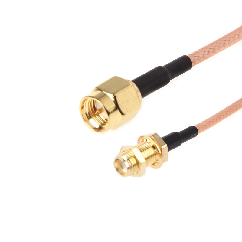 

50cm RG316 Cable SMA Male Plug To SMA Female Jack Jumper Pigtail 20" FPV Wire Co Drop Shipping