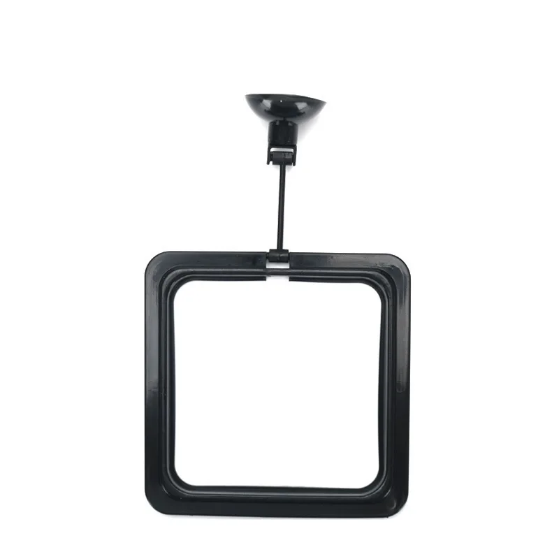 Fish Feeding Ring Equipped Suction Cups Portable Circular Square Aquatic Animal Feeder Fish Tank Aquarium Feeding Tools Fish Feeding Ring