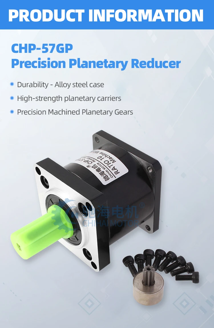 Description Picture 2 of itemNema 23 Planetary Gearbox 57mm Motor Reducer Ratio 3/4/5/6/10/15/16/20/25/30/36/40/50