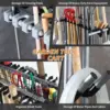 Heavy Duty Garden Tool Organizer Garage Storage Holder Storage Large Long Farming Tools Lawn Tool Metal Rack Shovel and Rake 6