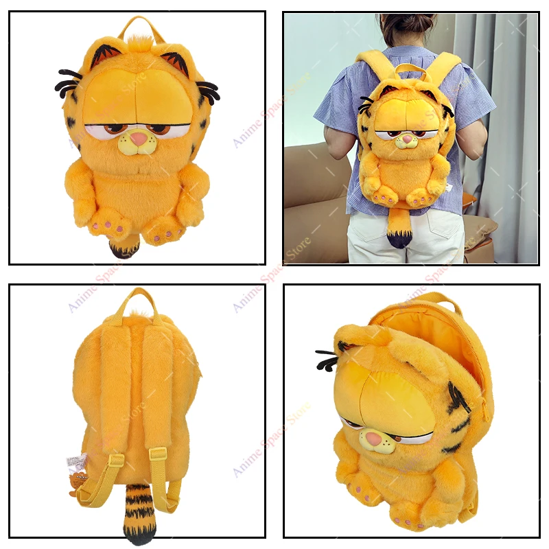 Genuine Garfield Family Plush Backpack Anime Cute Garfield Cat