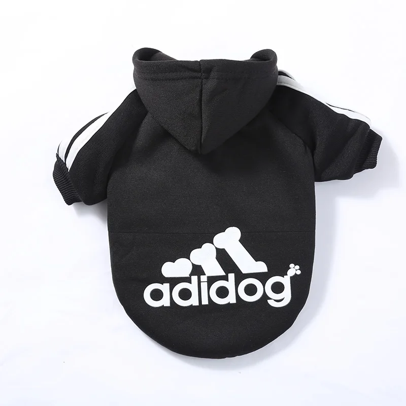 XS-9XL Adidog Pet Dog Clothes for Small Medium Big Large Dogs Cotton Hooded Sweatshirt Hot Selling Warm Two-Legged Pets Jacket