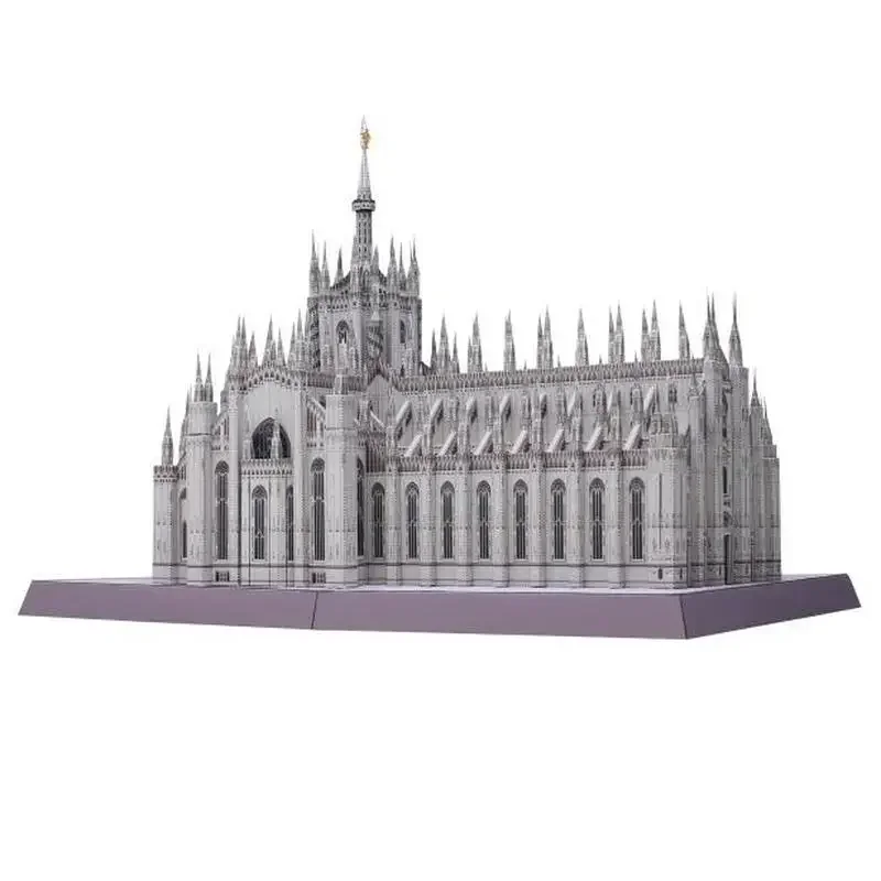Milan Cathedral Italy World Classic Architecture Building 3D Paper Model