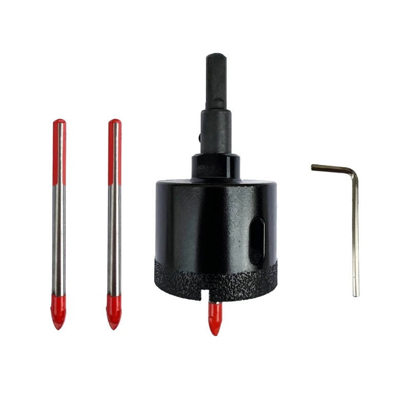 Diamond Center Drill Bits Hole Cup Saw Easy to Locate Stood Tools Tile Marble Glass Power Tool Accessories DropShipping diamond brazing coated center drill bits hole tile marble glass locate tools dry drill hole saw cutter power tool accessories