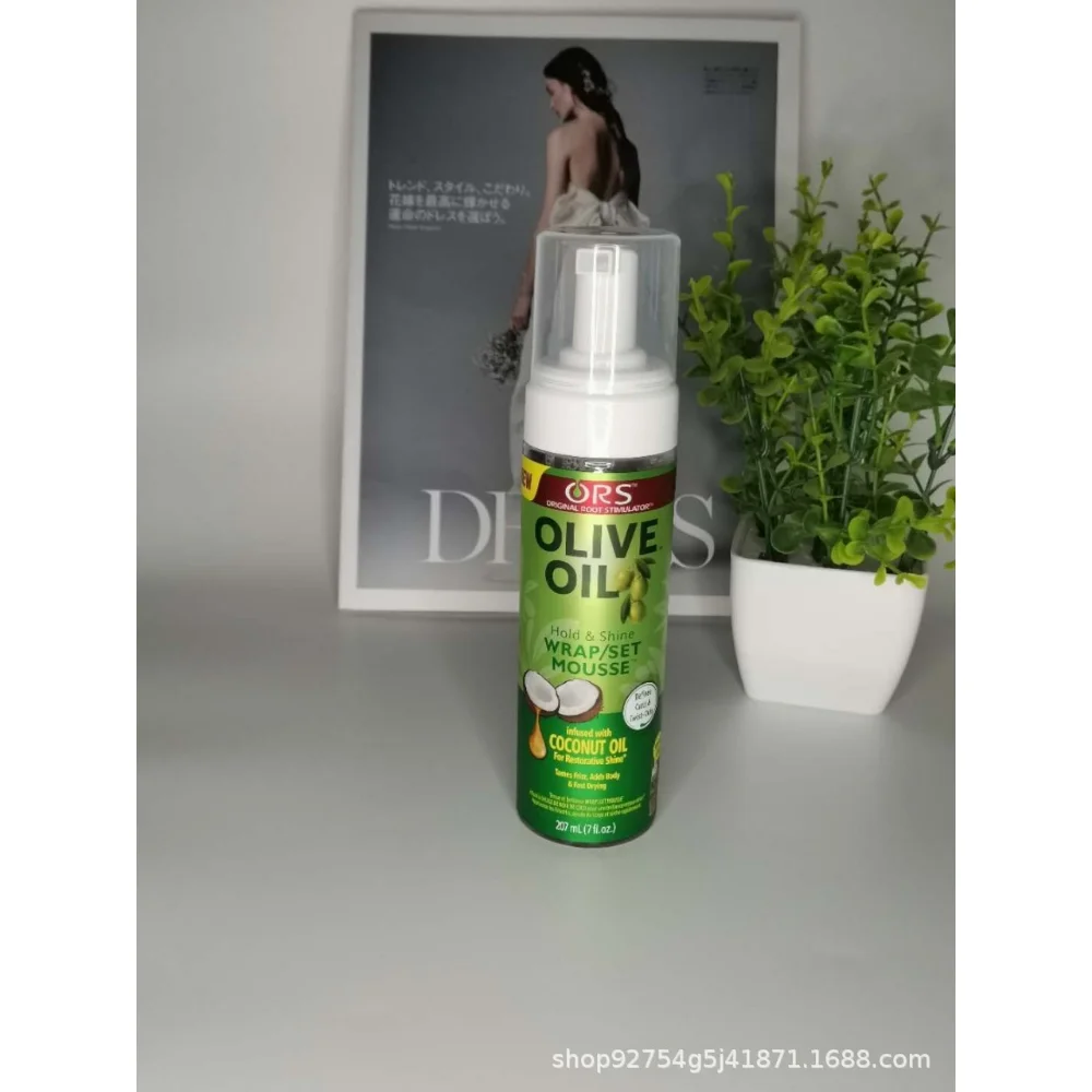 Olive Oil Setting Mousse Spray ORS OLIVE WRAP/SET MOUSSE Coconut Oil