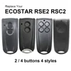 2pc HORMANN ECOSTAR RSC2 RSE2 433 Remote Control For Liftronic 500 700 800 Garage Door Opener 433.92MHz Rolling Code Transmitter 2