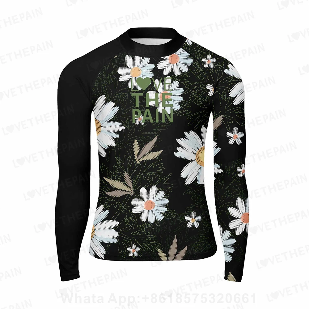 Rashguard Men's Swimsuit Top Uv Sun Protection Shirt Swimsuit With Long Sleeves Rash Guard Diving Surfing Suits Surf Clothes