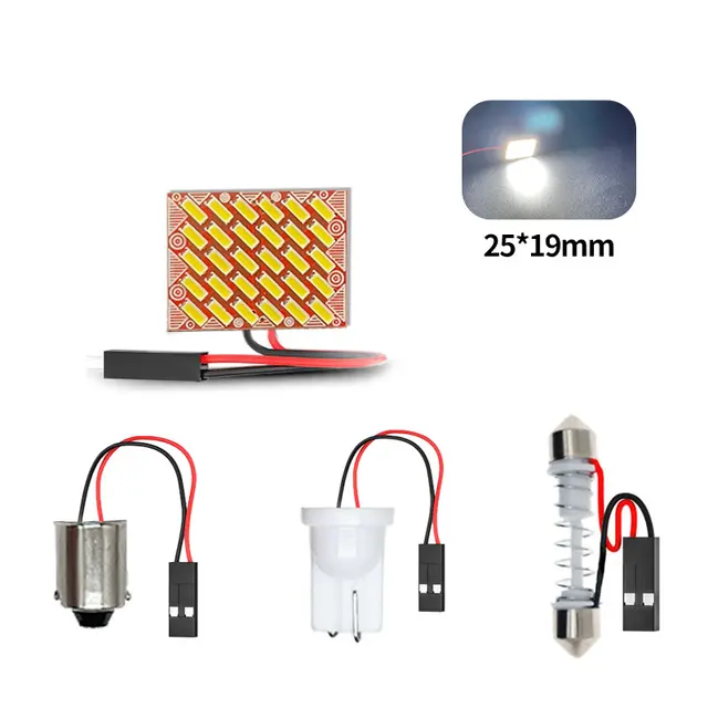 2/4PCS 4014 30/54/117SMD LED Auto Panel Light Reading Dome Bulb Car