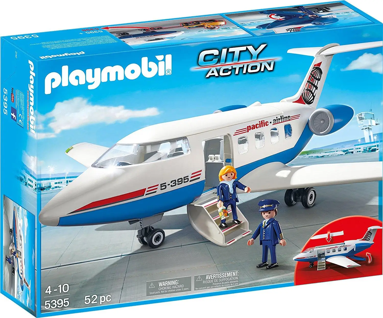 PLAYMOBIL AVION ET Tour De Controle Ref 4310 Et 4313 EUR 32,00 - FR