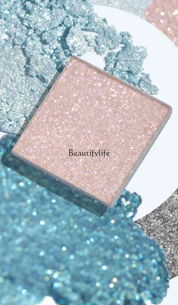 

5 Colors Eye Shadow Plate Earth Color Blue Green Matte Durable Not Easy to Makeup