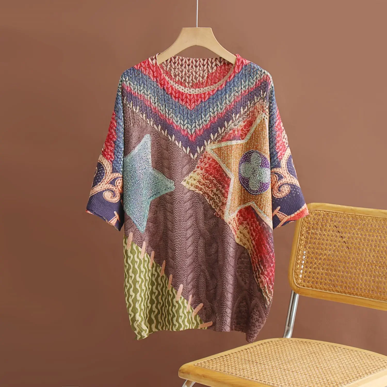 

Женская футболка в полоску DIMANAF, летняя повседневная футболка с цветочным рисунком, 2024