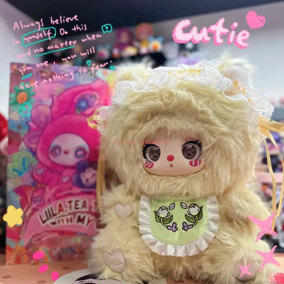 liila 600 TEA TIME リラ ピンク シークレット セット LIILA 600% V2 Tea Time With My Girl Plush Series Blind Box