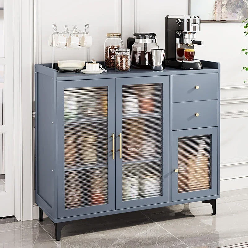 Simple Modern Bamboo Kitchen Cabinets For Kitchen Furniture Sideboard With Drawer Luxury Household Multi-layer Storage CabinetZA 2