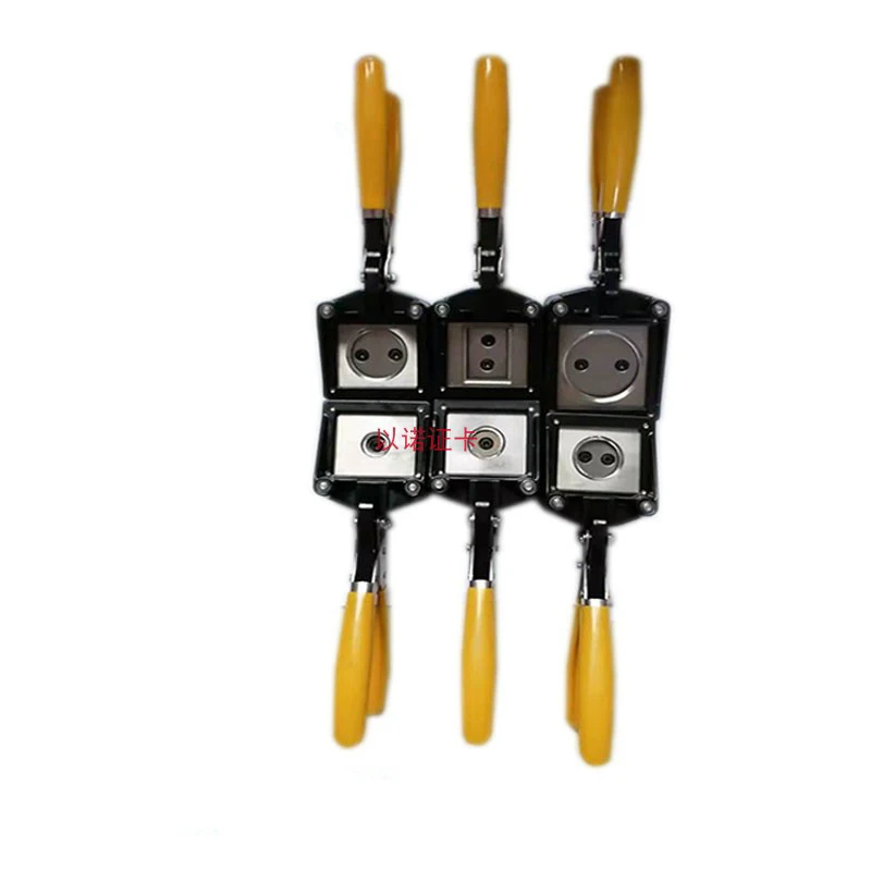 

Ручной круглый шест для батареи резак ножницы для отбора проб из медной фольги алюминиевой фольги пробоотборник круглый Резак Режущий инструмент