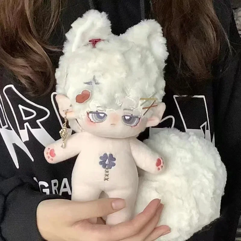 

No attribute White Fox Cute Soft Plush 20cm Sutffed Doll Gifts Toys For Girl Children's Toys For Girl Anime Toys Figure Gifts