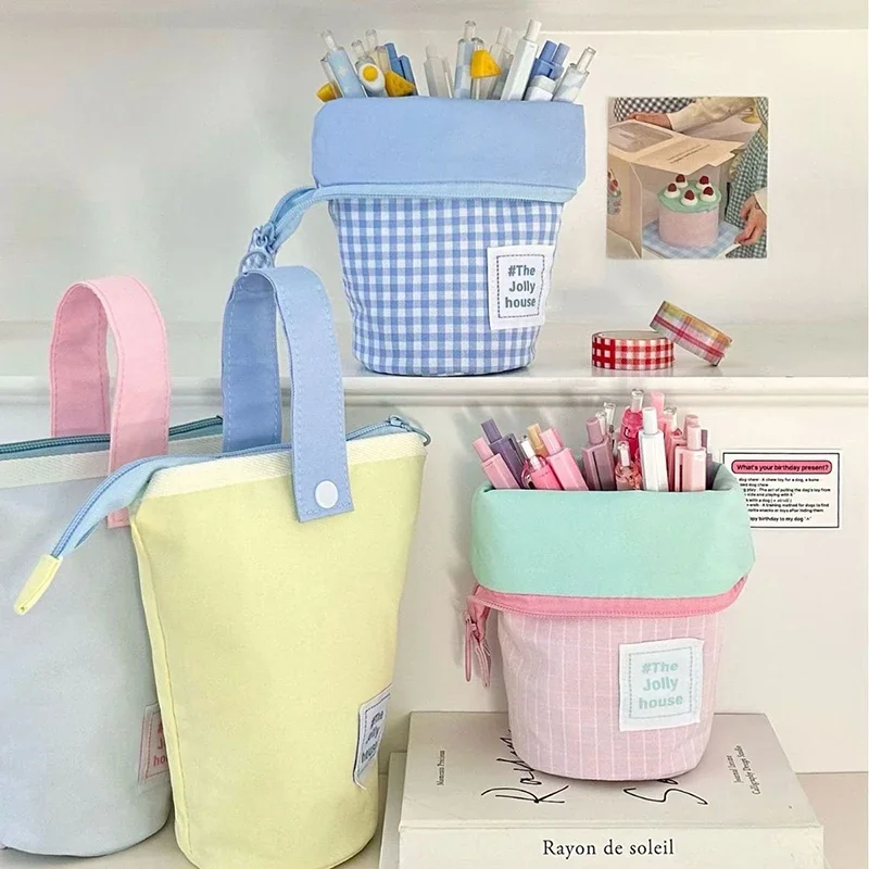Large Capacity Pencil Case pencil case pen pouch Pen Storage Pouch Cute Pencil Holder Back To School Kids Gift Stationery Supplies Student