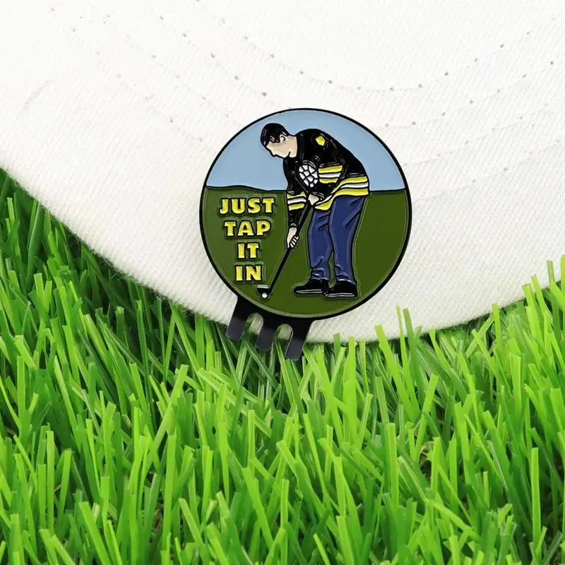 Golf Marker Ball Position Golf Hat Clip Funny Magnetic Metal Golf Clips Golf Gift Accessories Supplies Drop Shipping 3