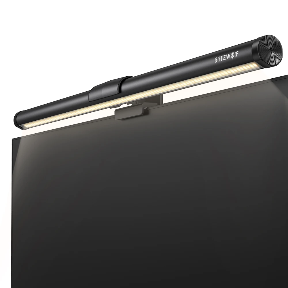 BlitzWolf BW-CML2 Air Monitor Light Bar, Eye Protection 300-1000Lux Touch Control USB e-Reading Computer Screen Hanging Lightbar