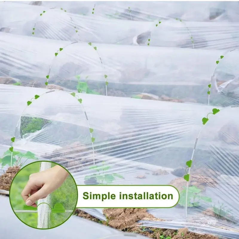 Greenhouse Hoops Long Greenhouse Hoops Grow Tunnel Garden Bed Stakes Handmade Plant Support Garden Stakes Supplies Hoop