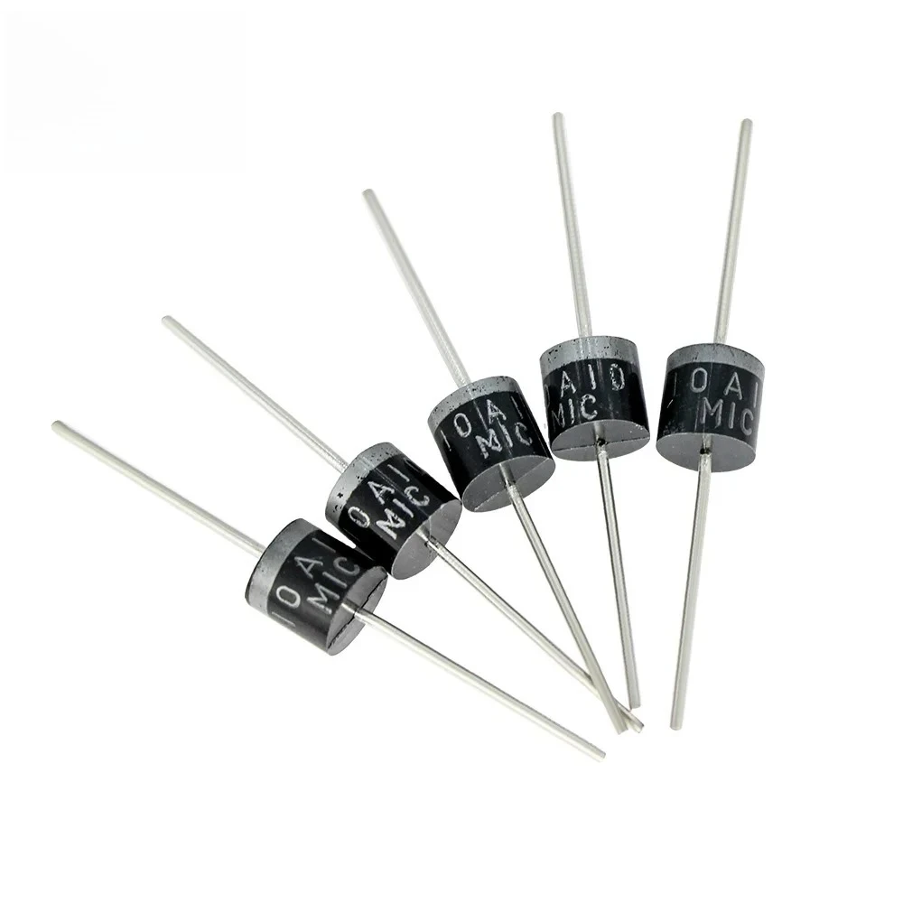 10PCS 10A10 DIP Electrical Axial Rectifier Diodes Kit 10A 1000V Rectifier Diodes