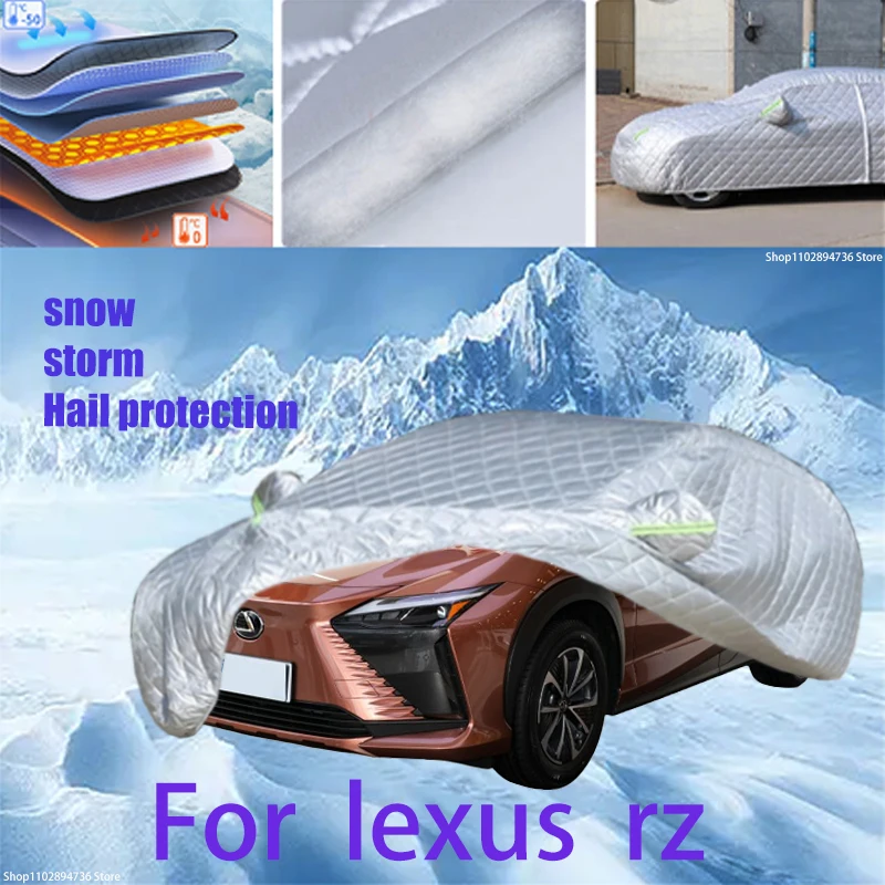 for-lexus-rz-outdoor-cotton-thickened-awning-for-car-anti-hail-protection-snow-covers-sunshade-waterproof-dustproof