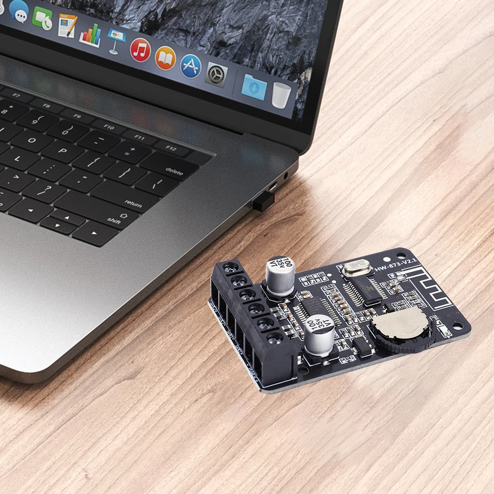 High Power Digital Module 10W 15W 20W Mini Power Amplifier Module Dual Channel Bluetooth-compatible DC8-24V for Audio Stereo