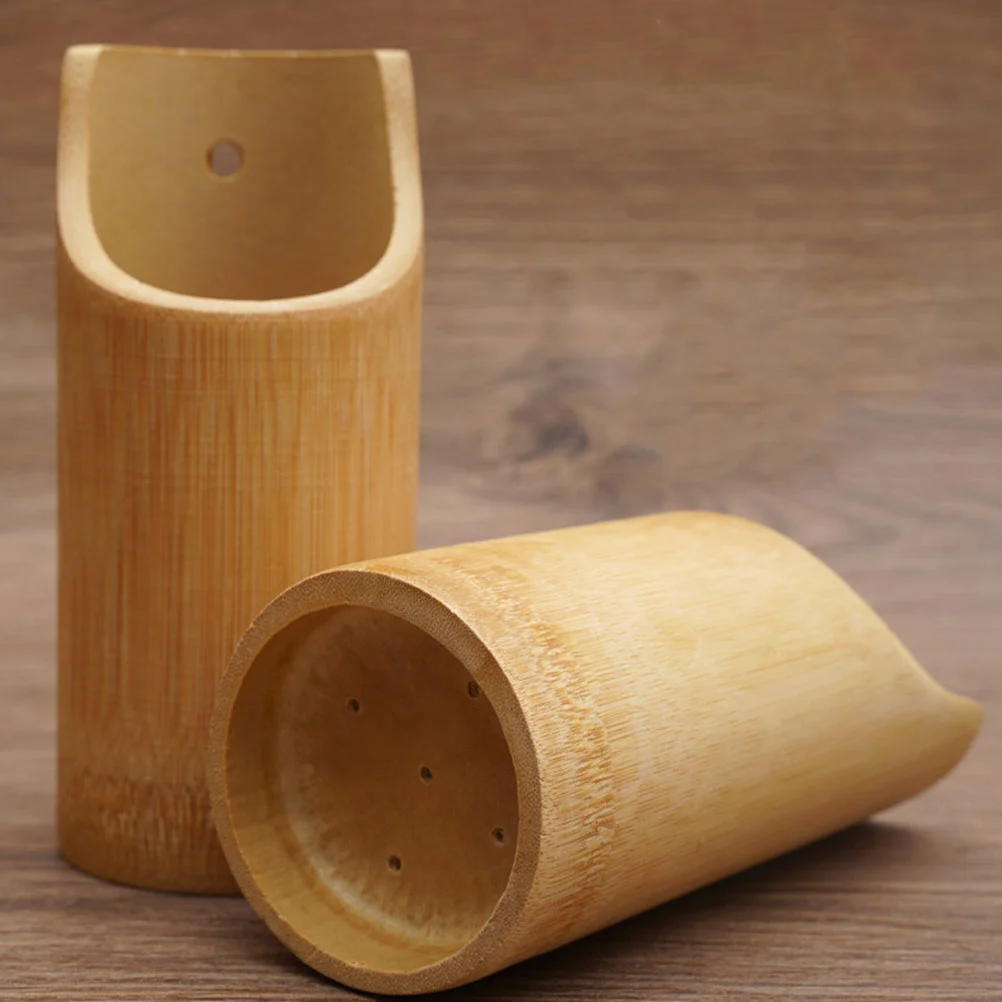 

Bamboo Chopstick Holder Cutlery Organizer Chopsticks Draining Holder Bamboo Utensil Holder