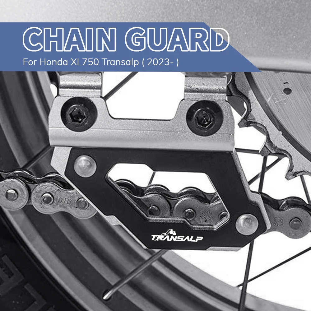 

For Honda XL750 Transalp 2023- Motorcycle Accessories Chain Guide Pulley Chains Stabilizer Chainring Protector Guard Cover