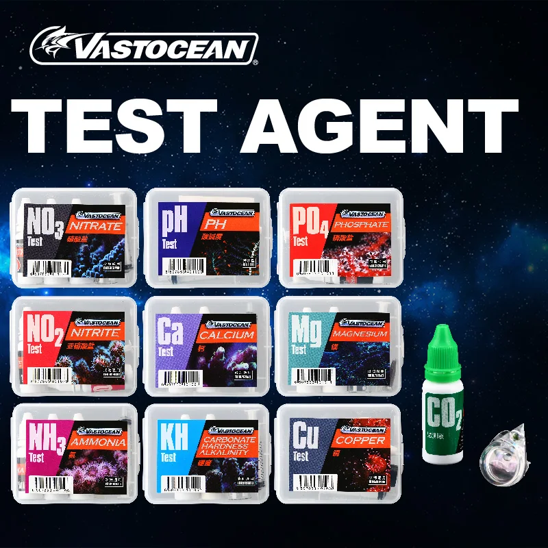 VASTOCEAN Test Dose Fresh Sea Water Test Dose Water Quality Fish Tank Quality aquarium water quality testing agent