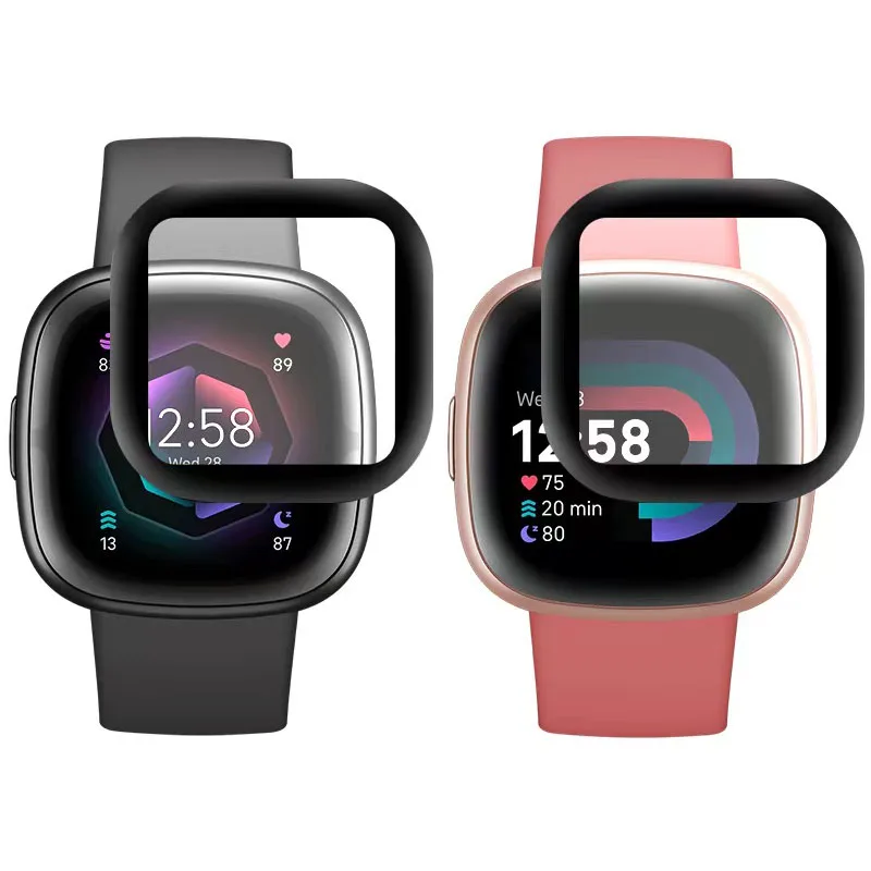 

3D изогнутая мягкая защитная пленка для Fitbit Versa 4/3/Sense 2 Smart Watch Versa4 Versa3 защитная пленка на весь экран