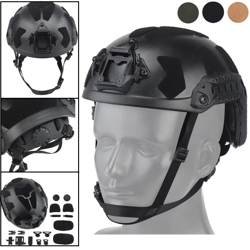 Casco Tattico Caschi Protettivi Dell'Esercito Militare Airsoft Paintball Cs Equipaggiamento Protettivo Da Combattimento