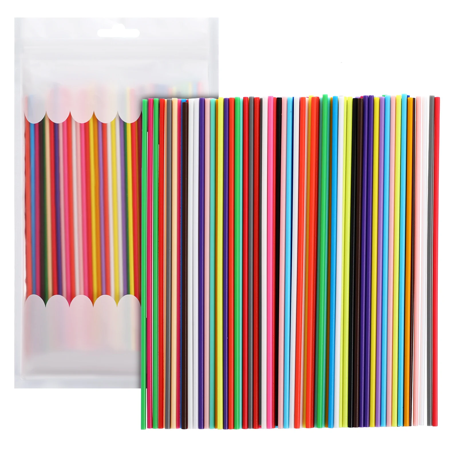 110pcs Pcl Filament 3d Printing Pen Filament Refills 3d Doodler Pen Low Temperature Pcl Filament 3d Pen 22 Colors 2.5mm