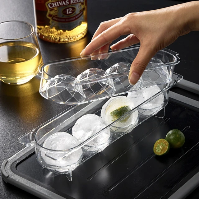 Round Ball Ice Cube Mold Diy Ice Cream Maker Silicone Ice Mould