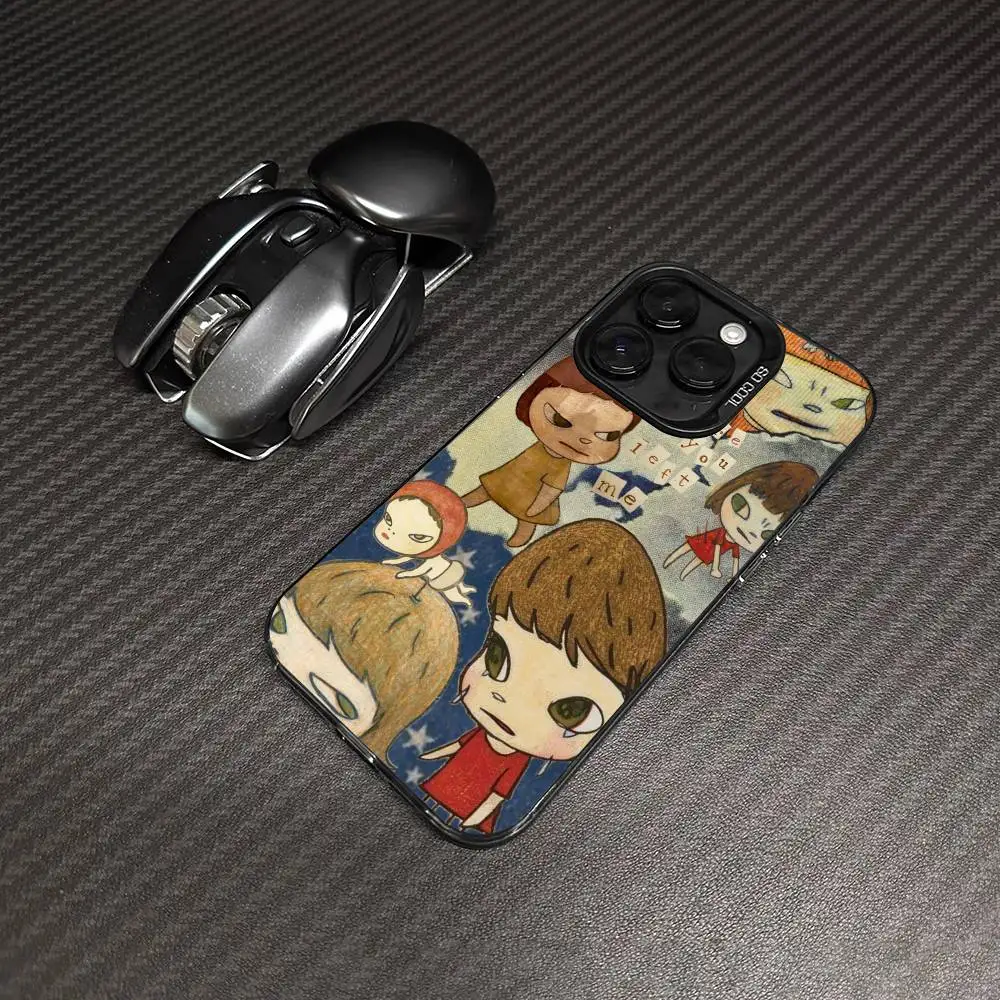 Japan Yoshimoto Nara Cartoon Girl Colorful Phone Case