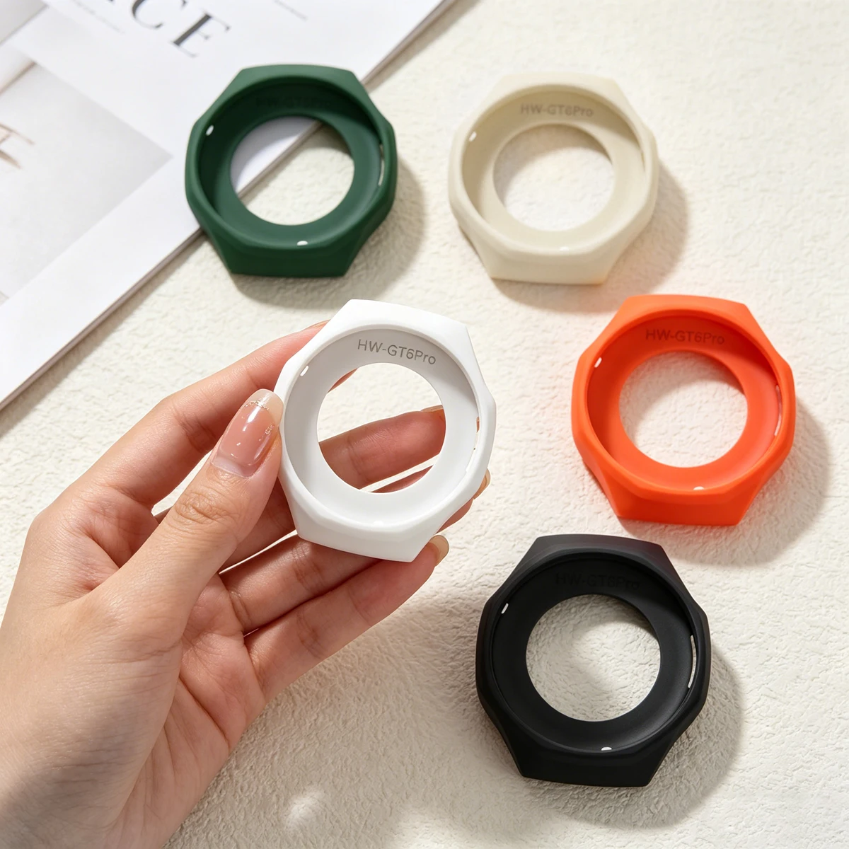 Premium Soft Silicone Protective Case - Anti-Collision Shell
