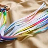 Montessori Style Sensory Toy BPA-free Non-toxic Baby Ribbon Ring Newborns Upwards Develop Colour Recognition Sensory Toy 5