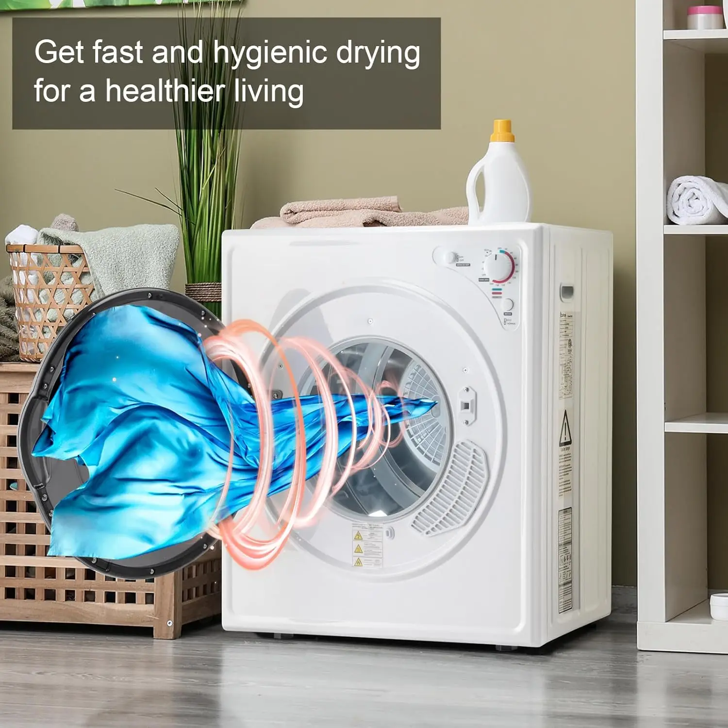 G46000451 Clothes Dryer Stainless Steel Tub Makes This Clothes Dryer More Durable, and You Can Use It for A Longer Time