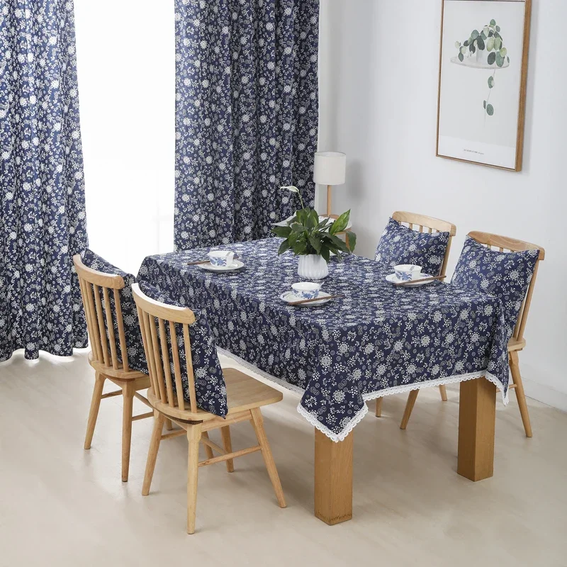 

Long table fabric, tea table fabric, desk and dining table, rural style bedspread fabric