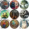 elephant Wooden Puzzle Jigsaw Brain Trainer For Kids Adults Family Interactive Game DIY Crafts Wood Toys trees wood Puzzles 1
