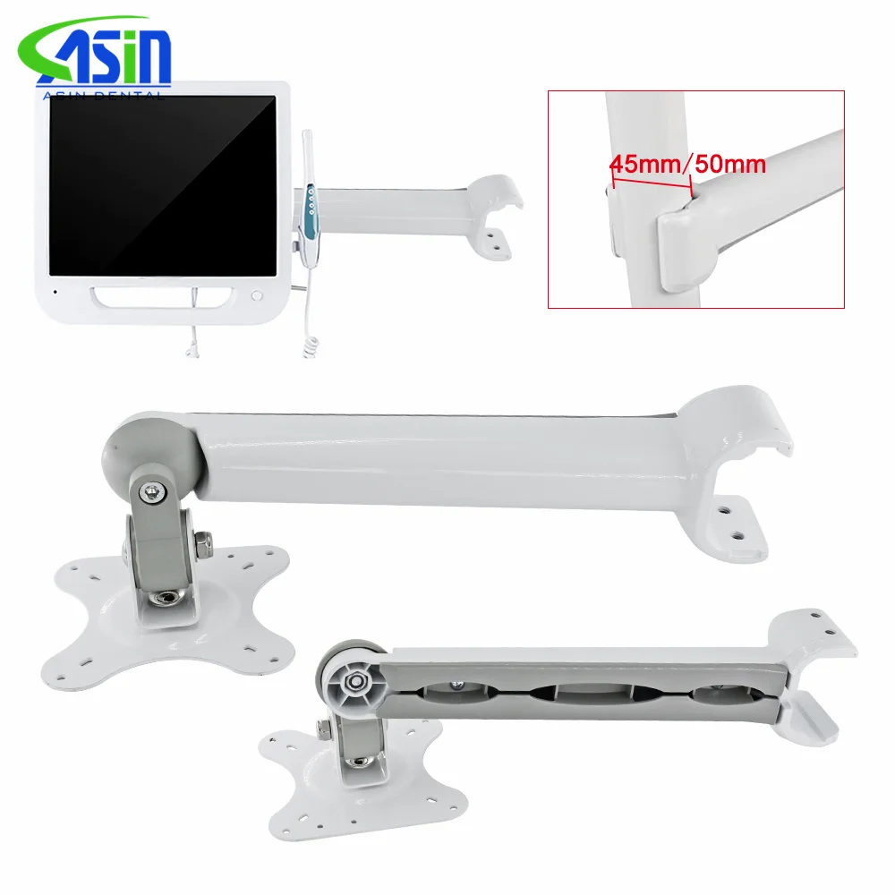 

Dental Chair LCD Monitor Holder Arm Bracket Steel for Intraoral Camera Endoscope Frame