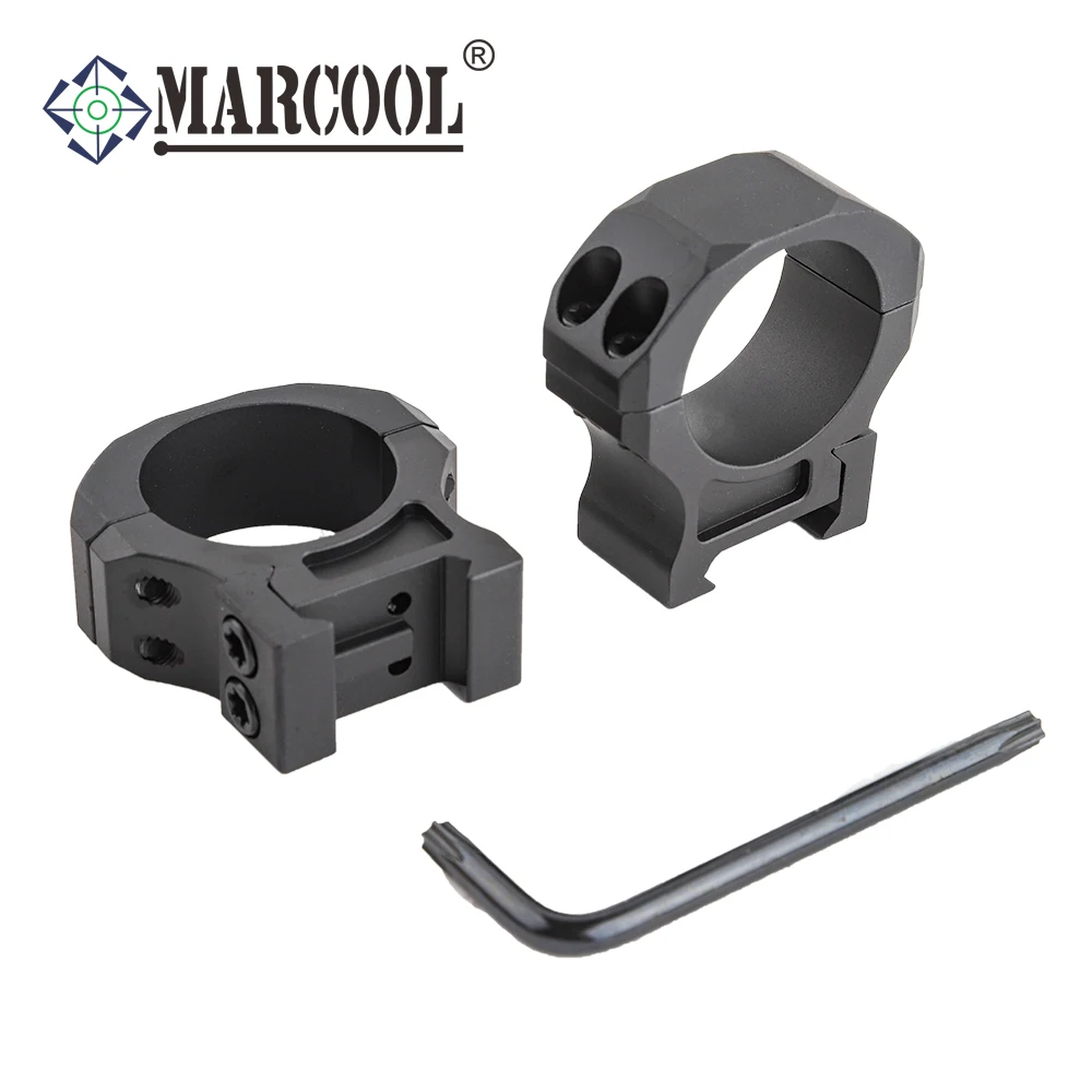 Anneaux Montage Lunette 2 25.4mm | Pour Rail 11mm | Alliage