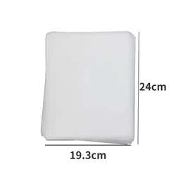 Ultra-Thin White Nail Vacuum Dust Collector Filter - Non-Woven Fabric Cotton (100pcs)