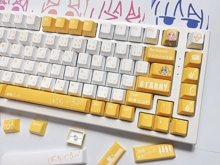 Nijika PBT Keycaps, Altura cereja para MX