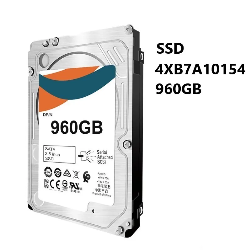 

NEW Solid State Drive 4XB7A10154 960GB 2.5in SATA 6Gbps Hot Swap 520MBps Entry Internal SSD for Len-ovo Think-System 5200 Server