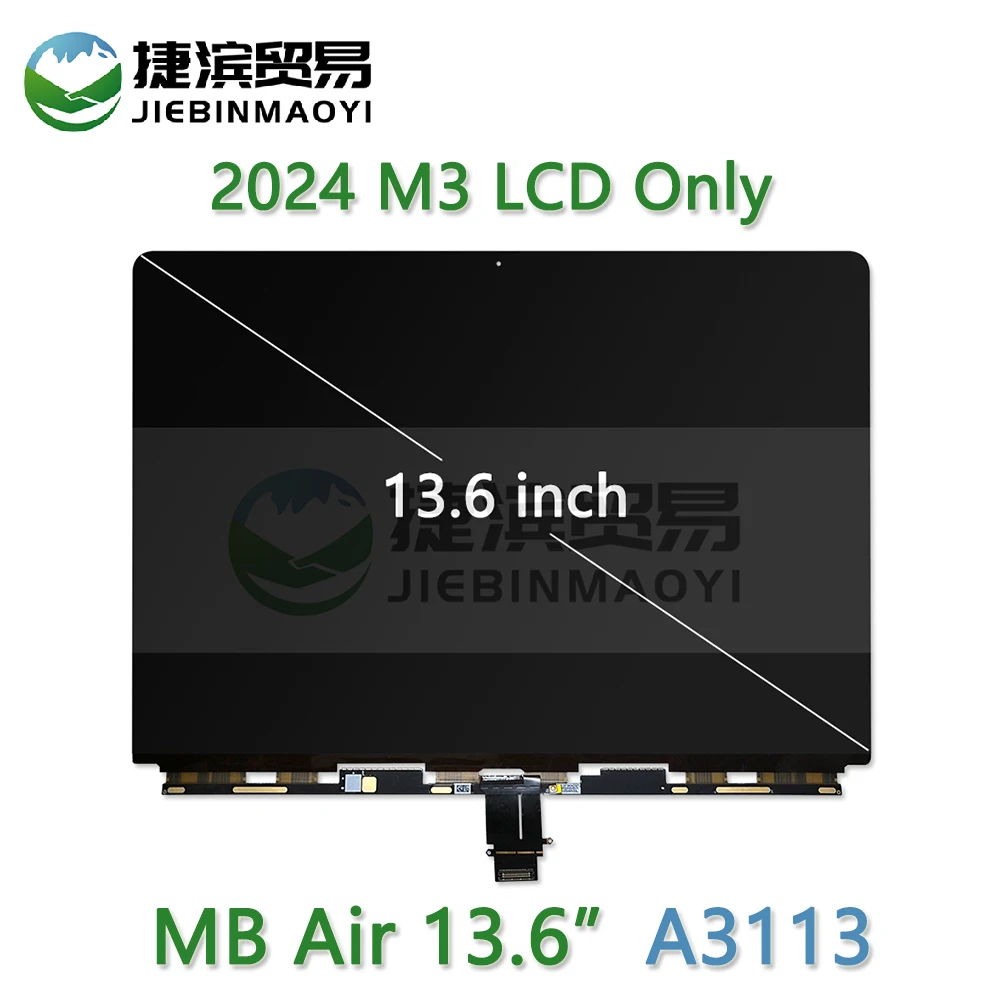 

2024 новый ноутбук A3113 LCD только для MacBook Air Retina 13,6 "M3 ЖК-панель монитора EMC8611